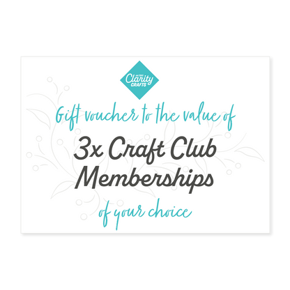 Gift Card for Subscription to 3 Craft Clubs