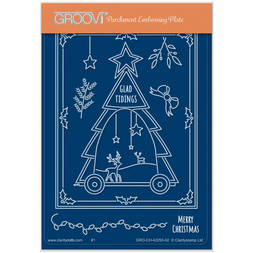 Barbara's SHAC Christmas Tree Wooden Toy A6 Groovi Plate – Clarity Crafts