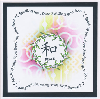 KISS by Clarity - Christmas Wreaths A5 Square Stamp Set