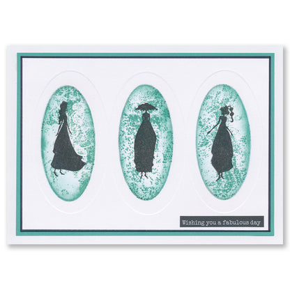 Oval Aperture Mat A4 Stencil