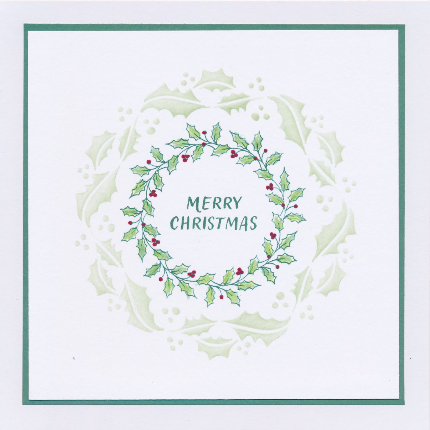 KISS by Clarity - Christmas Wreaths A5 Square Stamp Set