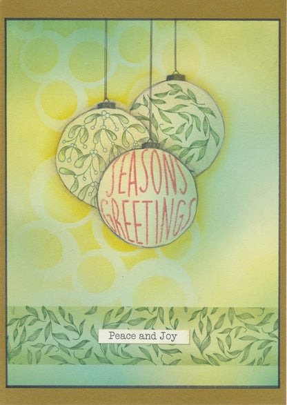 KISS by Clarity - Build a Bauble A5 Square Stamp Set