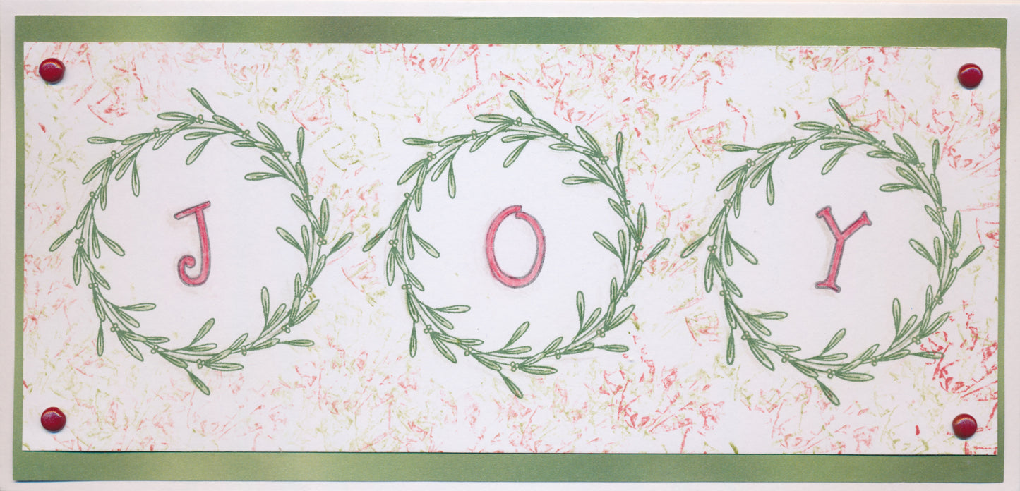 KISS by Clarity - Christmas Wreaths A5 Square Stamp Set