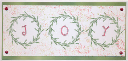 KISS by Clarity - Christmas Wreaths A5 Square Stamp Set