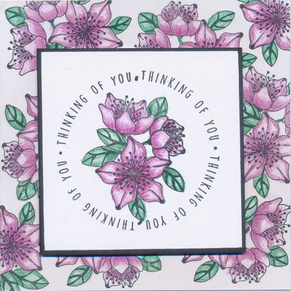 KISS by Clarity - Sentiment Rounds A6 Stamp Set