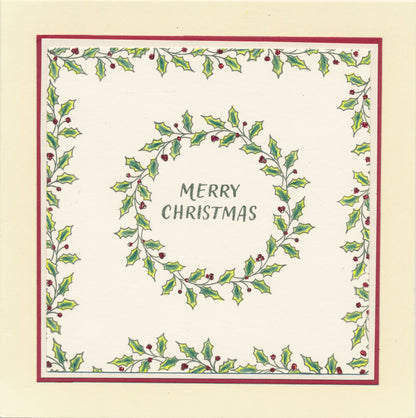 KISS by Clarity - Christmas Wreaths A5 Square Stamp Set