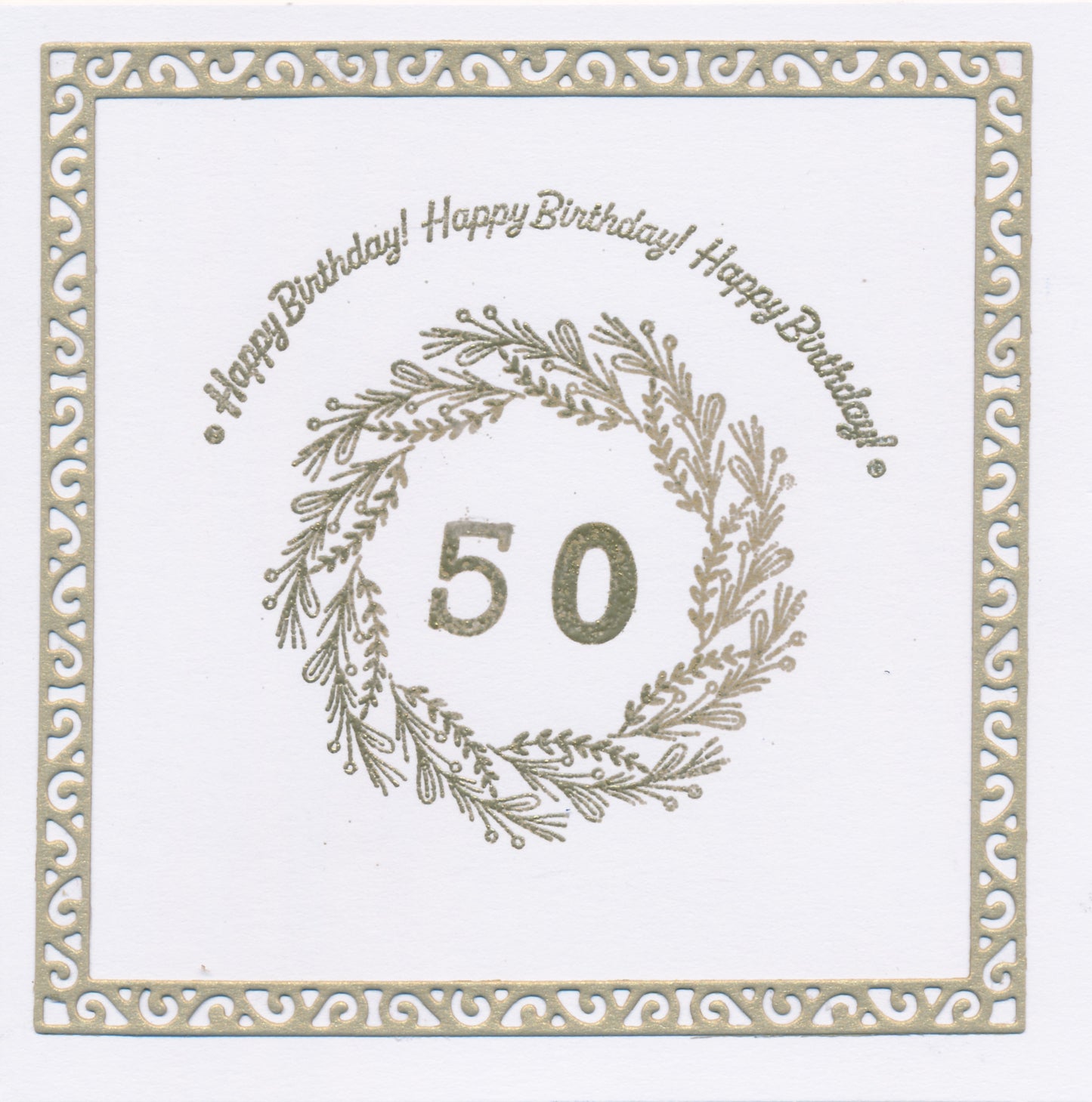 KISS by Clarity - Christmas Wreaths A5 Square Stamp Set