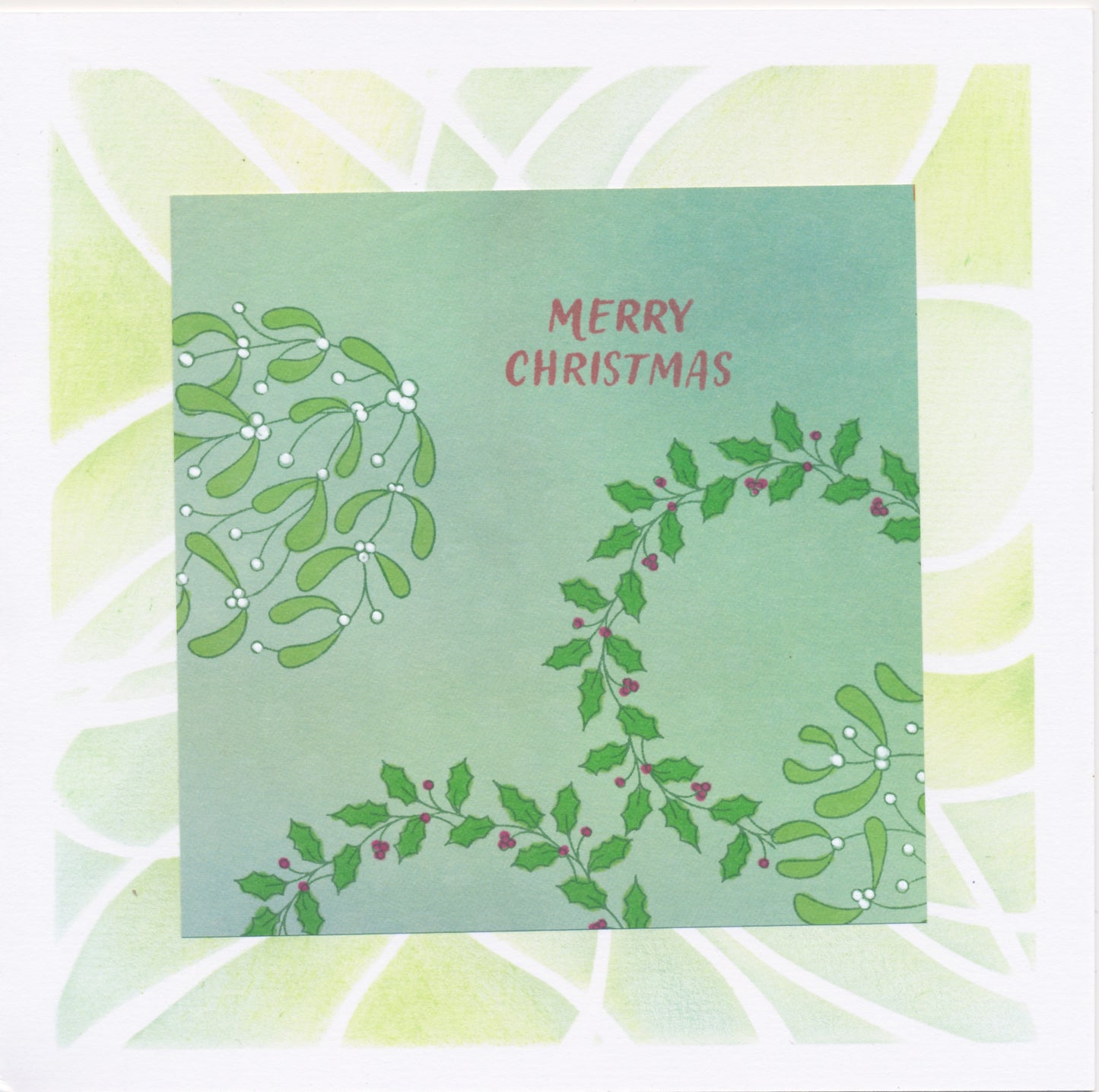 KISS by Clarity - Christmas Wreaths A5 Square Stamp Set