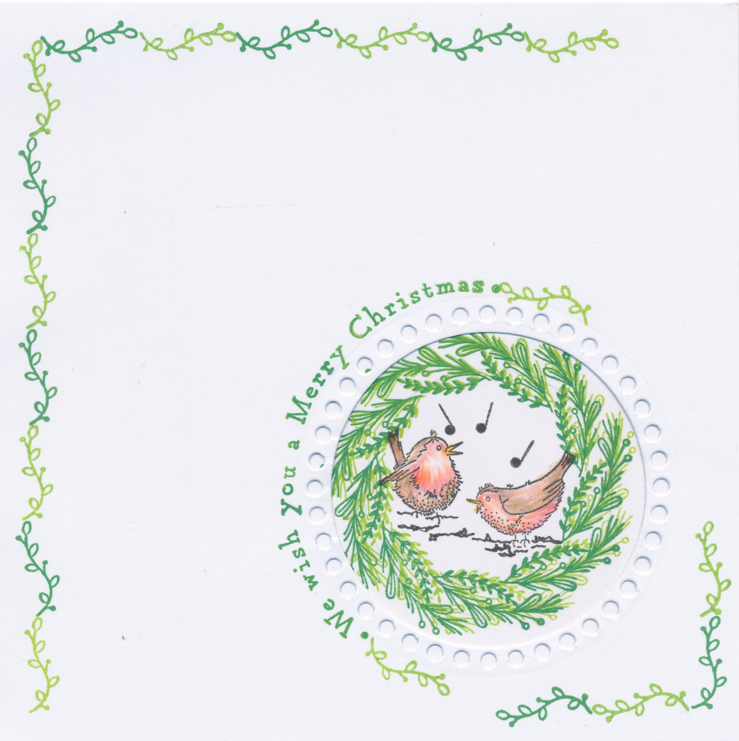 KISS by Clarity - Christmas Wreaths A5 Square Stamp Set