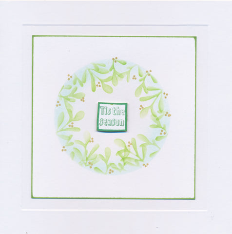 KISS by Clarity - Christmas Wreaths A5 Square Stamp Set