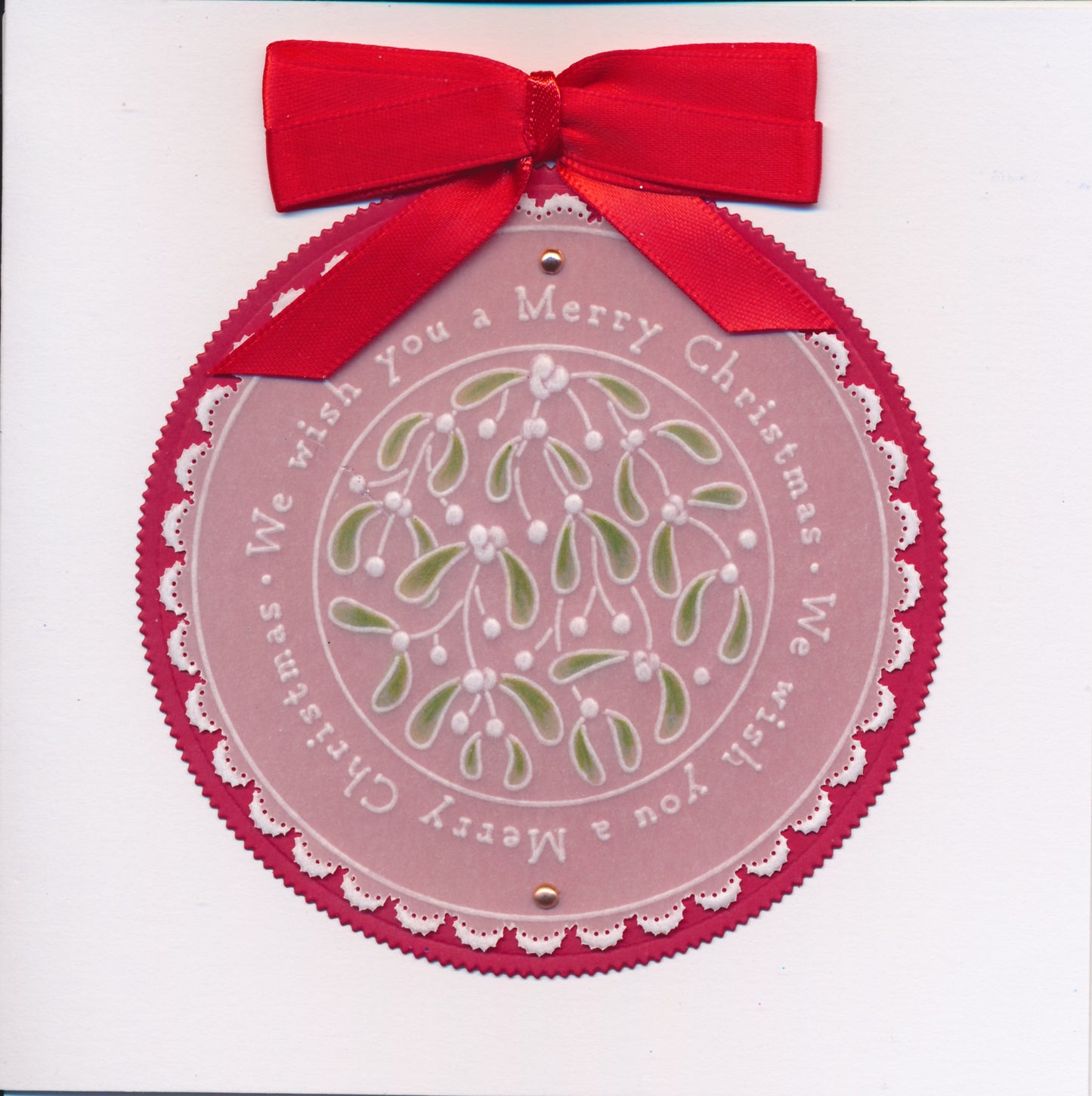 Build a Bauble Sentiment Rounds A6 Groovi Plate