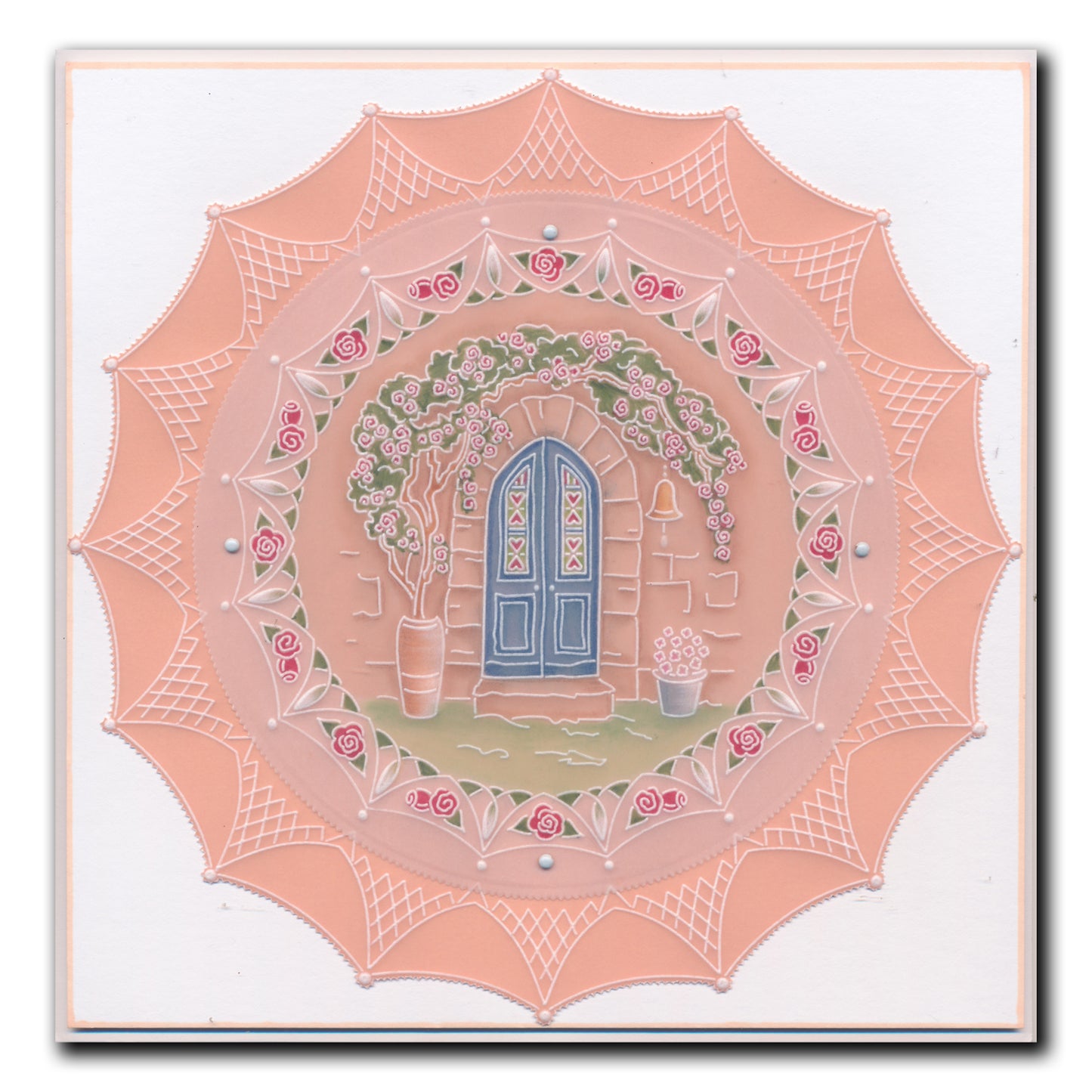 Linda's Layering Frames Set 4 - Tuscany A4 Square & A5 Square Groovi Plate Collection