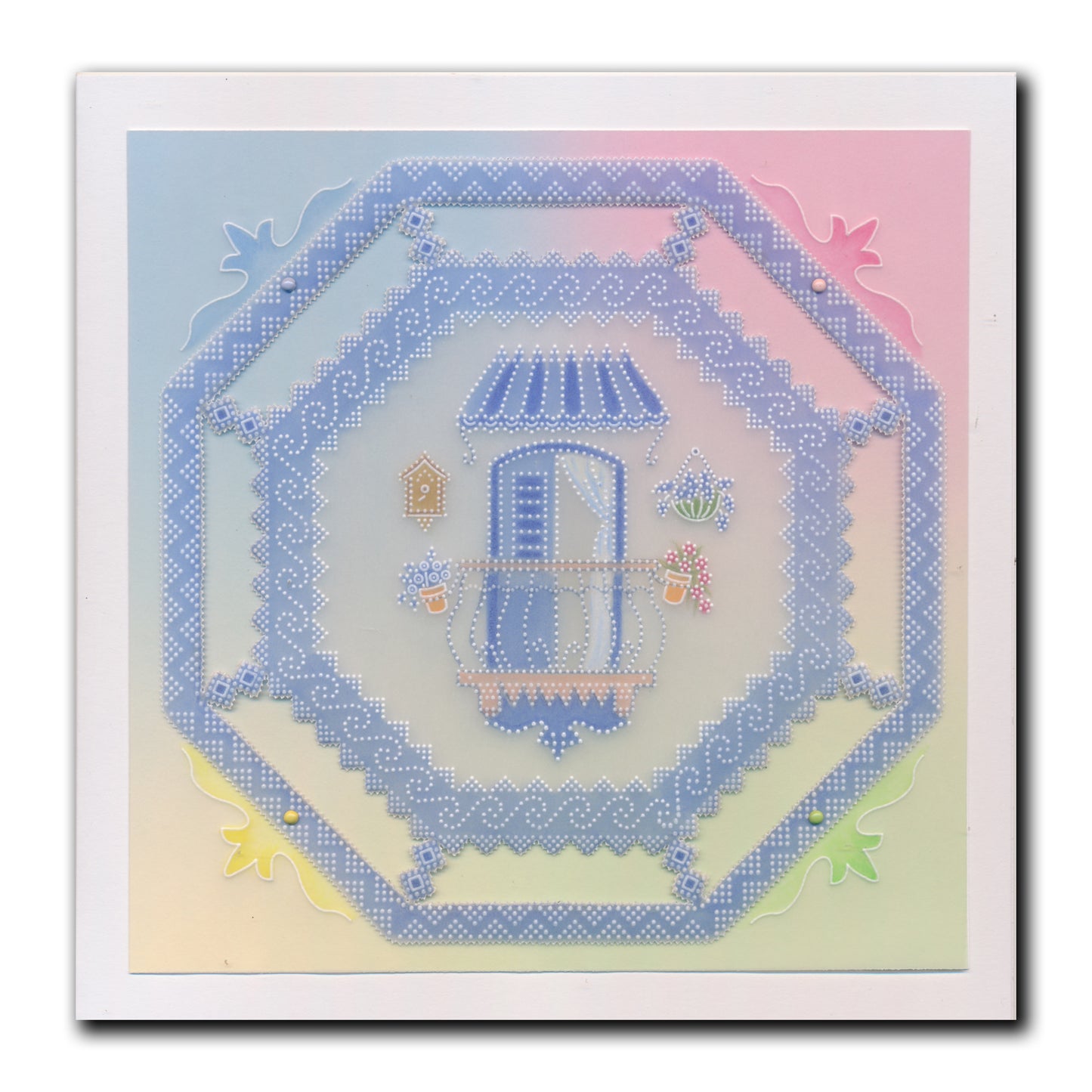 Linda's Layering Frames Set 4 - Tuscany A4 Square & A5 Square Groovi Plate Collection