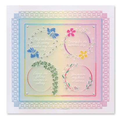 Seasonal Tags & Frames A4 Groovi Plate