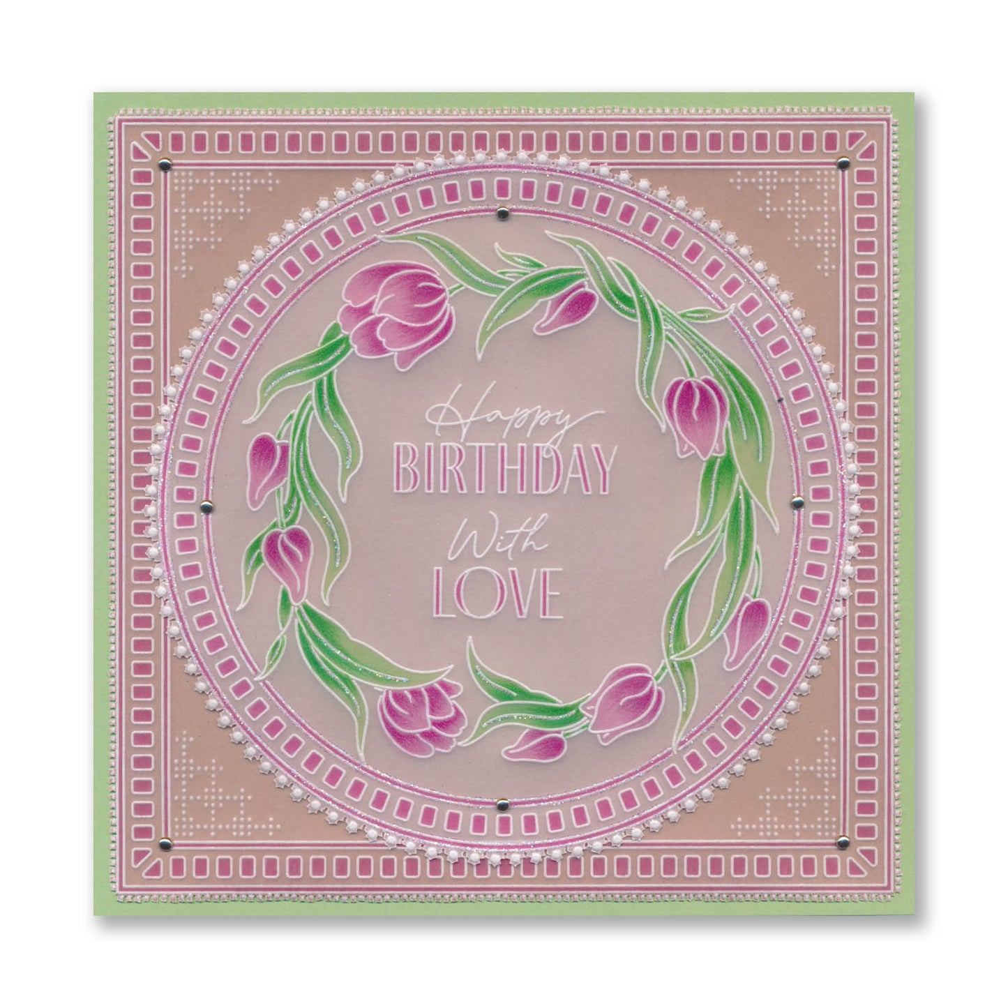 Nested Doodle Frames A4 Square Groovi Plate Collection