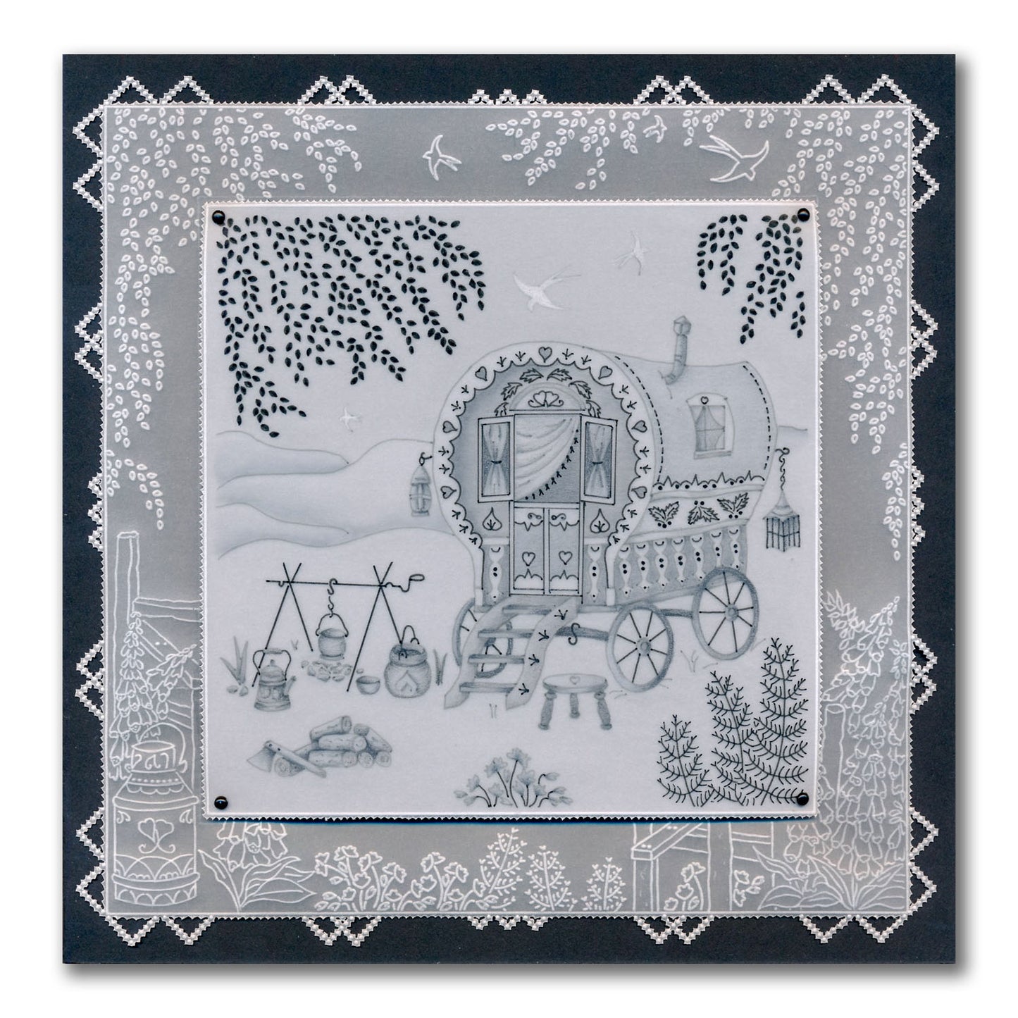 Linda's Country Scenes Parchment