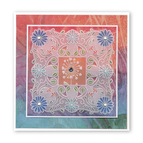 Tina’s Circles & Squares Parchlets A6 Square Groovi Plate Collection