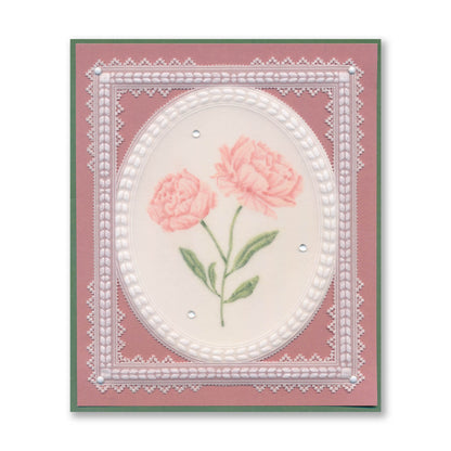 Nested Doodle Frames A4 Square Groovi Plate Collection