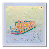 Linda's Friendship Narrowboat & Accessories A5 Square Groovi Plate Duo