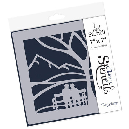 Panoramic Aperture - Vista 7" x 7" Stencil