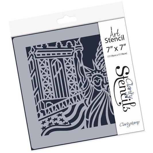 New York City 7" x 7" Stencil