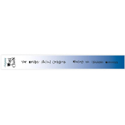 Mini Word Chains 03 & 04 - Birthday & Wedding Stamp Set