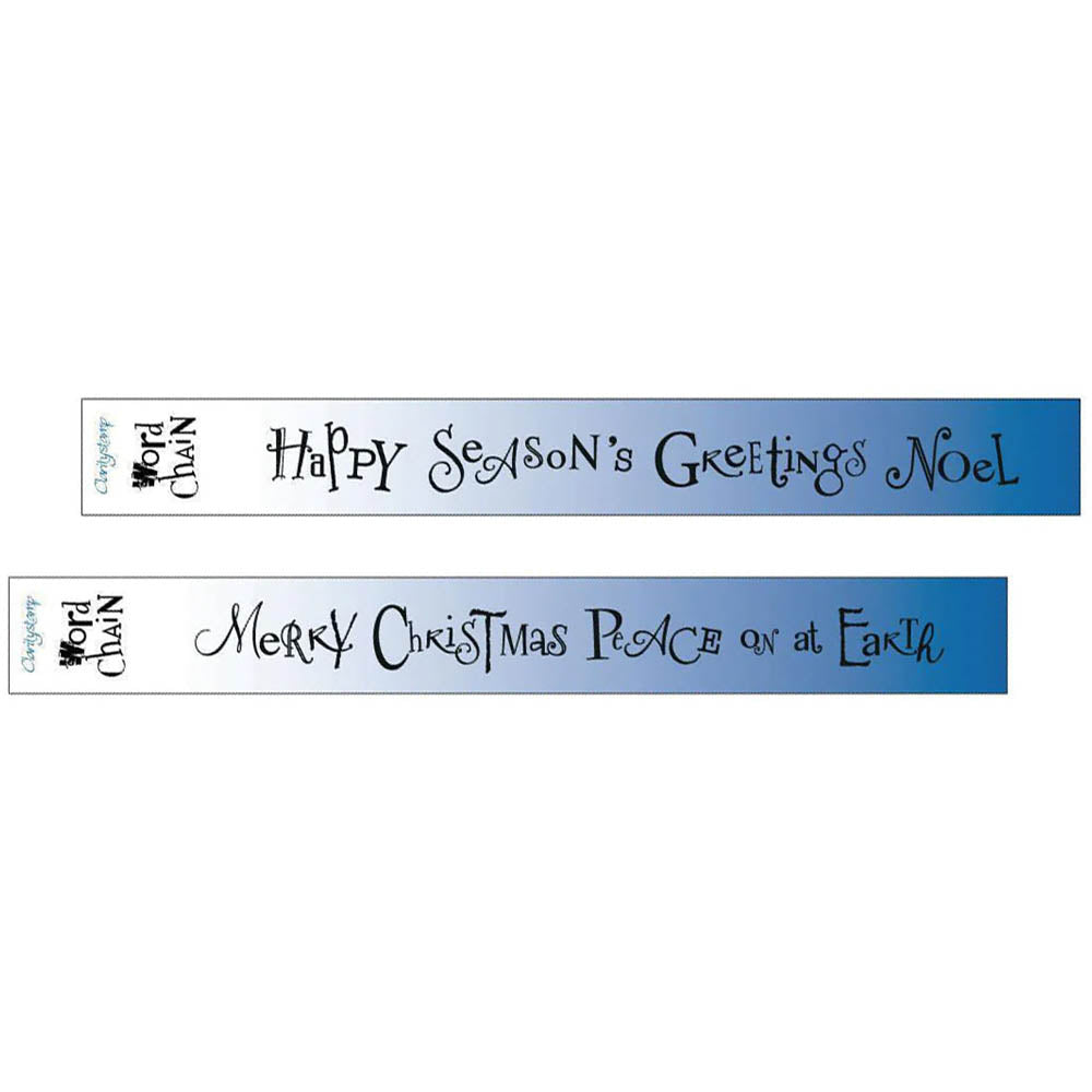 Christmas Word Chain Stamp Collection