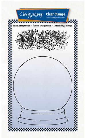 Snow Globe Outline A6 Stamp & Mask Set