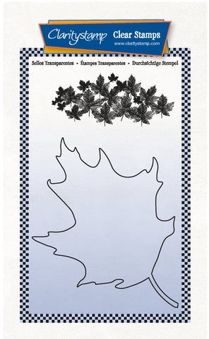 Leaf Outline A6 Stamp & Mask Set
