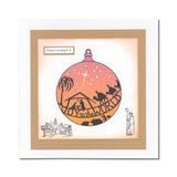 Barbara's Christmas Baubles - Two Way Overlay A5 Stamp & Mask Collection