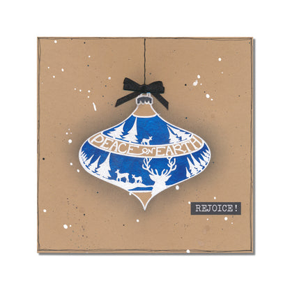 Barbara's Christmas Baubles - Two Way Overlay A5 Stamp & Mask Collection