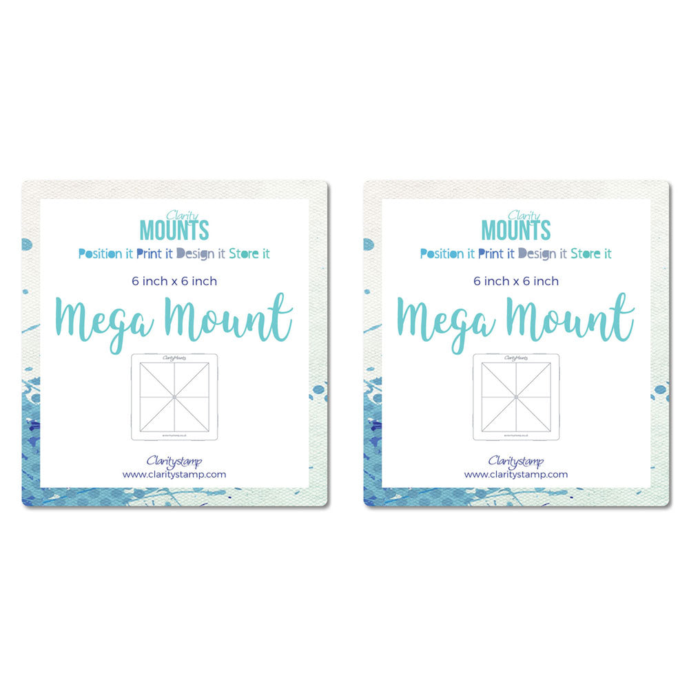6" x 6" Clarity Mega Mount Set of 2