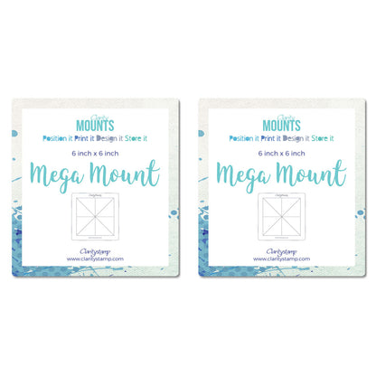 6" x 6" Clarity Mega Mount Set of 2