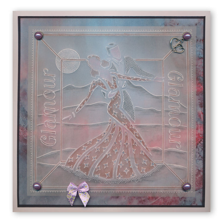 Ballroom Dancers A5 Stencil