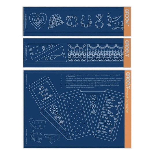 Cake Tem-plate A4 & Border Groovi Collection