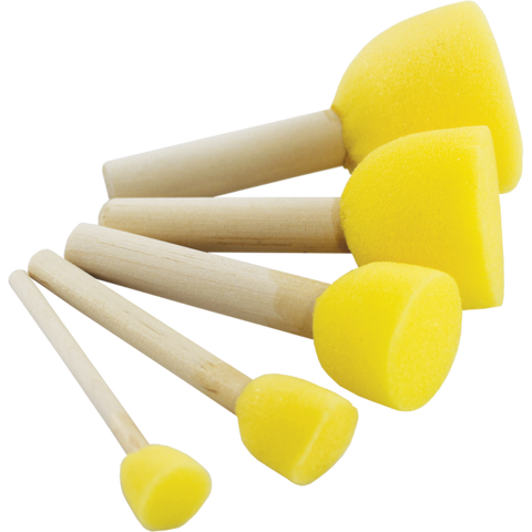 Pentart Assorted Sponge Brushes Set of 5
