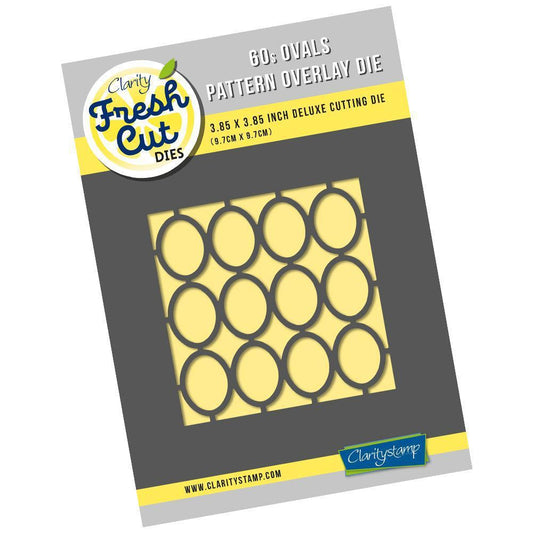 60s Ovals Pattern Overlay - Aperture Clarity Fresh Cut Die