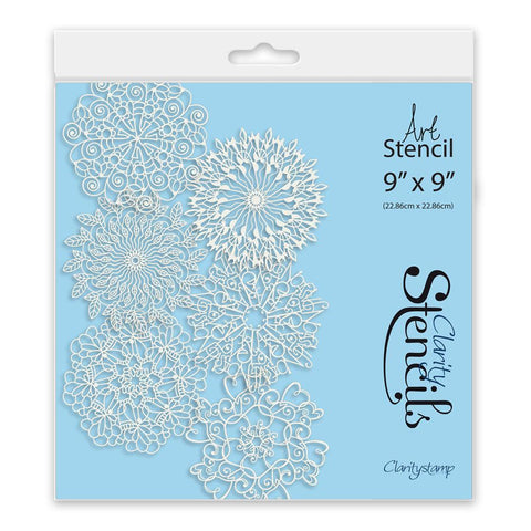 Barbara's Doodle Rounds 9" x 9" Frameless Stencil Collection