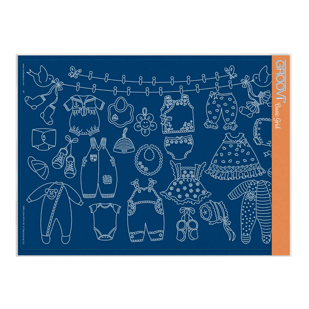 Linda's Children's Washing Line A4 Groovi Plate