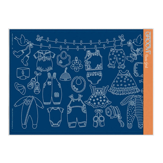 Linda's Children's Washing Line A4 Groovi Plate