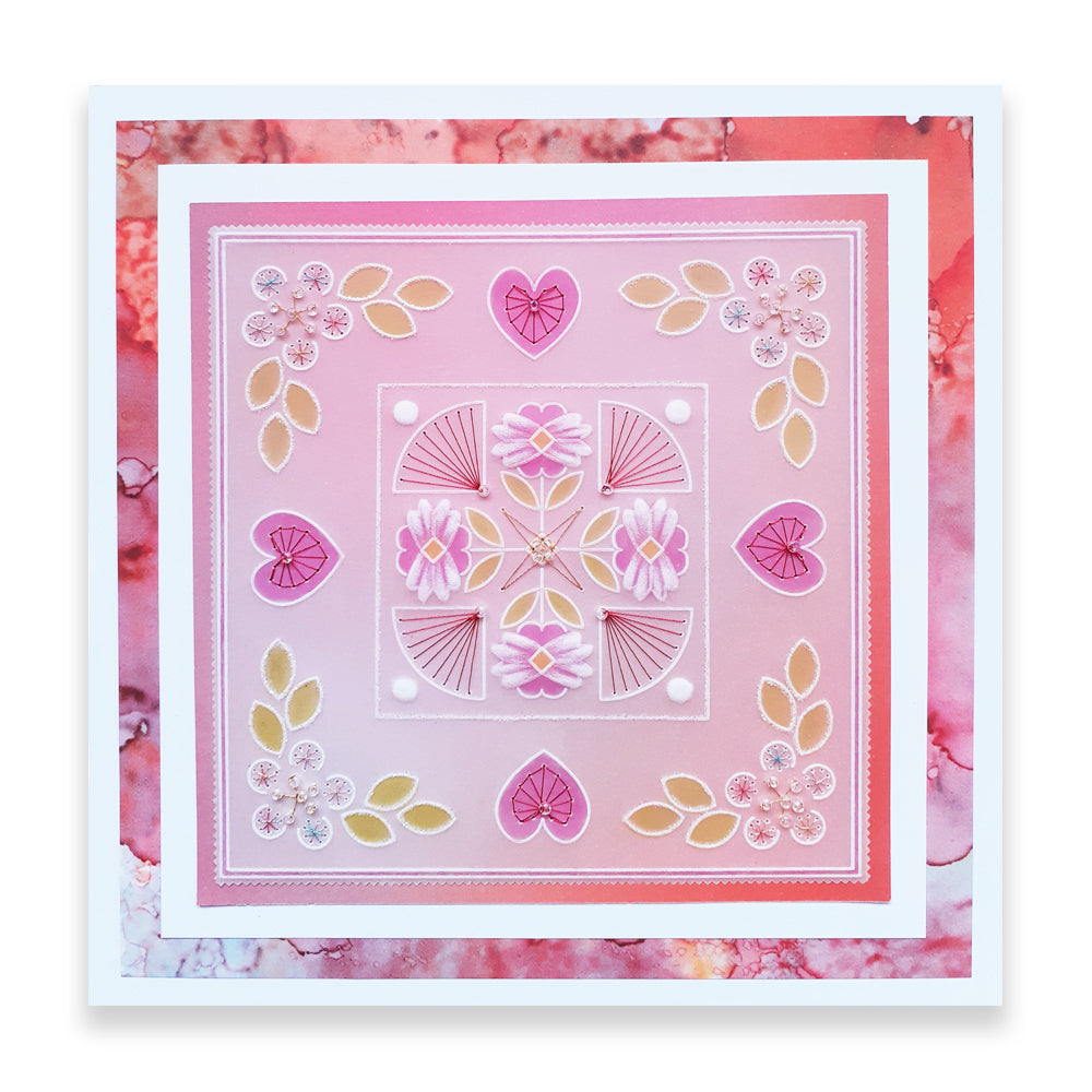 Embroidery Sampler A4 Square Groovi Plate