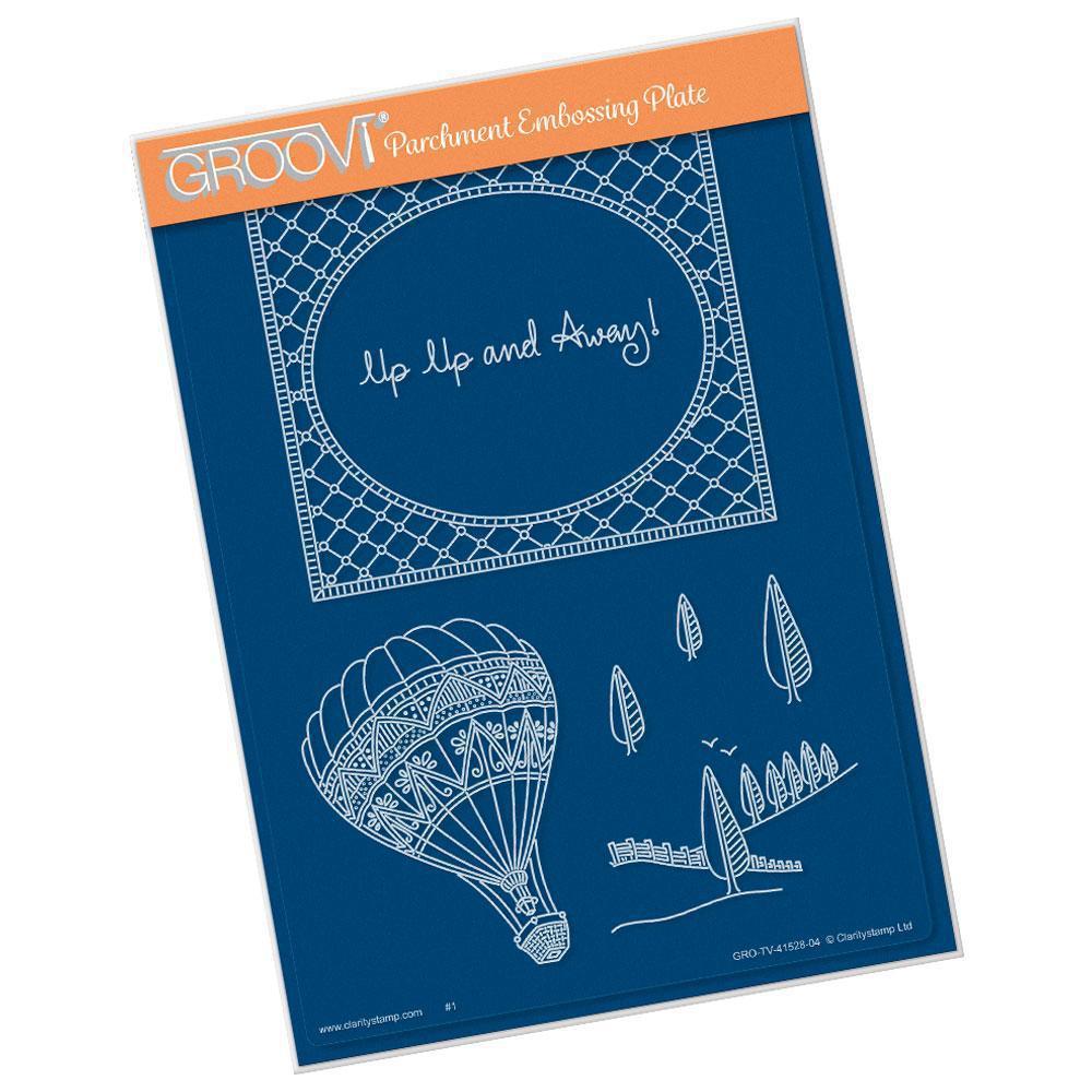 Barbara's SHAC Hot Air Balloon Doodle A5 Groovi Plate