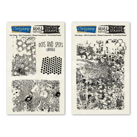 Dots & Spots - Grunge - Mixed Impressions A5 Stamp Set