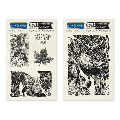 Greenery - Nature - Mixed Impressions A5 Stamp Set
