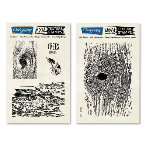 Trees - Nature - Mixed Impressions A5 Stamp Set