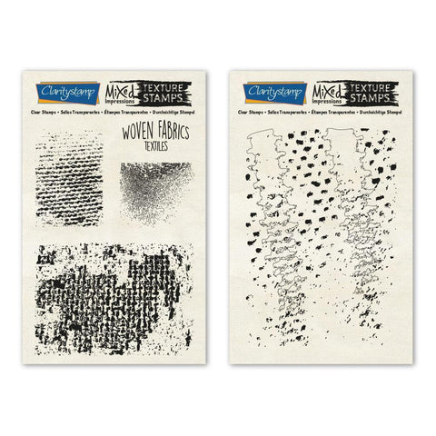 Woven Fabric - Textiles - Mixed Impressions A5 Stamp Set