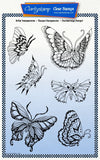 Cherry's Butterflies & Moths - Set 2 A5 Stamp & Mask Set
