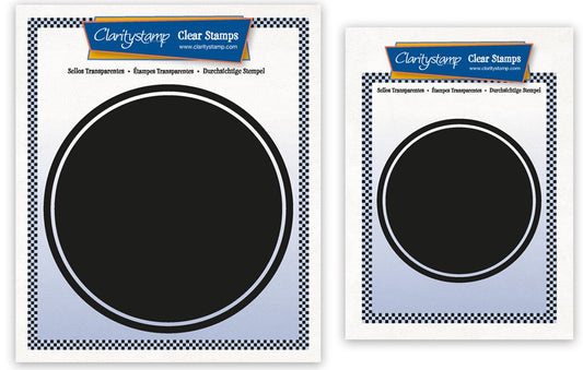 Circle Full Surface Backdrops A5 Square & A6 Square Stamp Duo