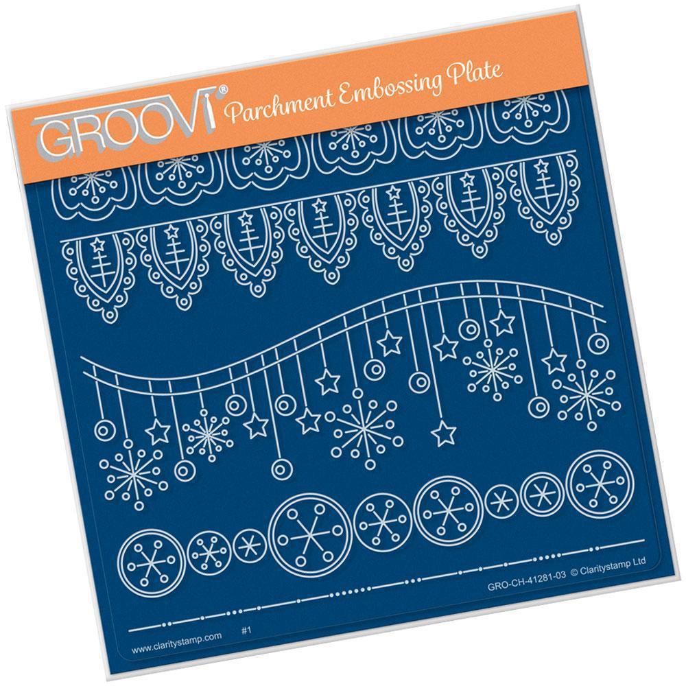 Tina's Wave! It's Christmas A5 Square Groovi Plate