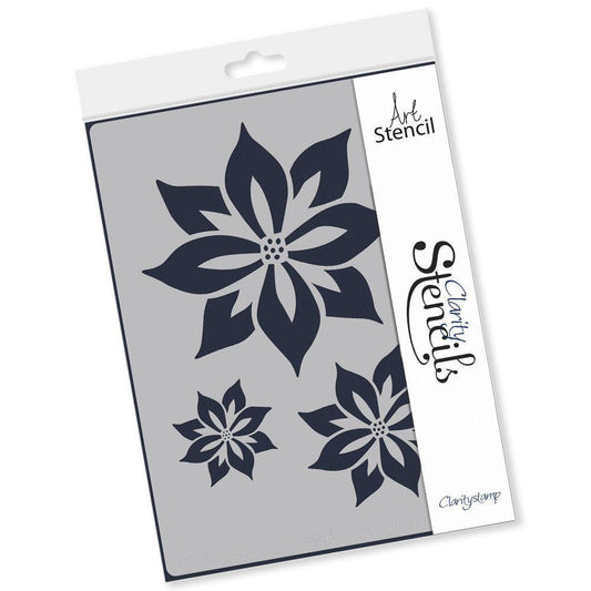 Three Blooms A5 Stencil